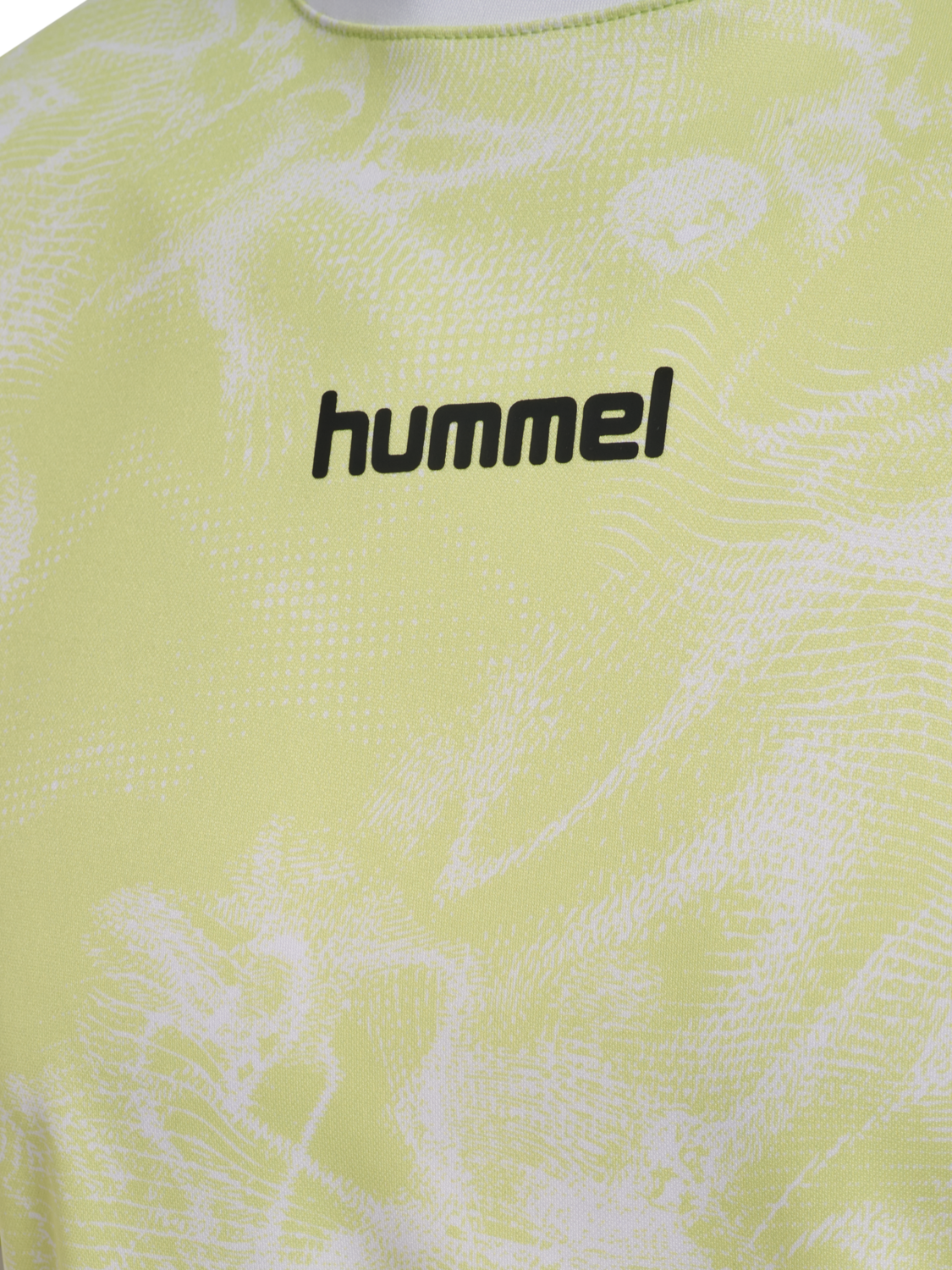 hmlBLAZE CLUB 26 GRAPHIC TEE, ASIAN PEAR/WHITE, packshot