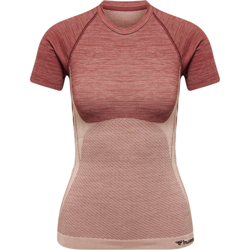 hmlCLEA SEAMLESS TIGHT T-SHIRT, WITHERED ROSE, packshot