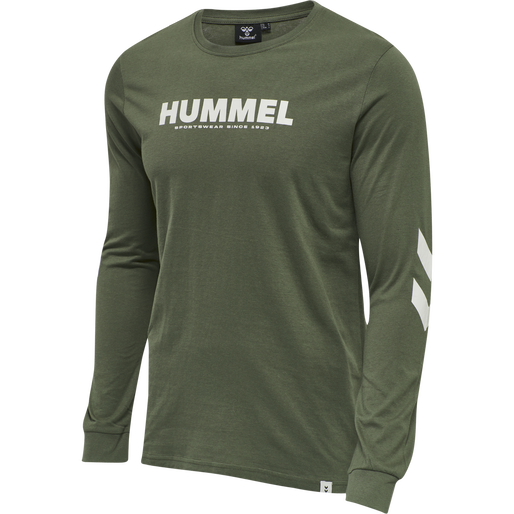 hmlLEGACY T-SHIRT L/S, BEETLE, packshot