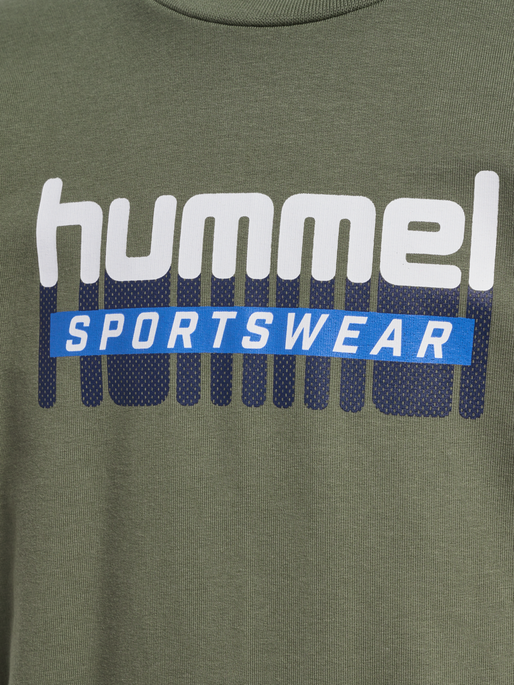 hmlTUKAS SWEATSHIRT, DUSTY OLIVE, packshot