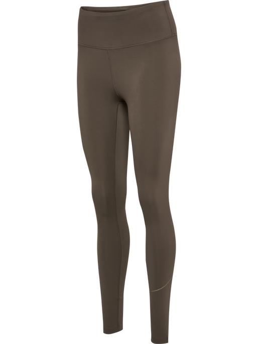 hmlCOURT MID WAIST POCKET TIGHTS W, TURKISH COFFEE hmlCOURT MID WAIST POCKET TIGHTS W, TURKISH COFFEE, packshot