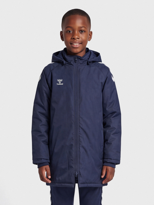hmlCORE XK BENCH JACKET KIDS, MARINE, model