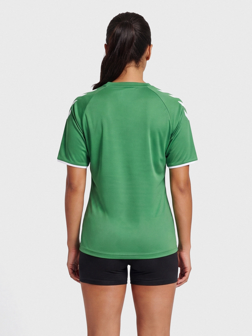 hmlCORE VOLLEY TEE WO, JELLY BEAN, model