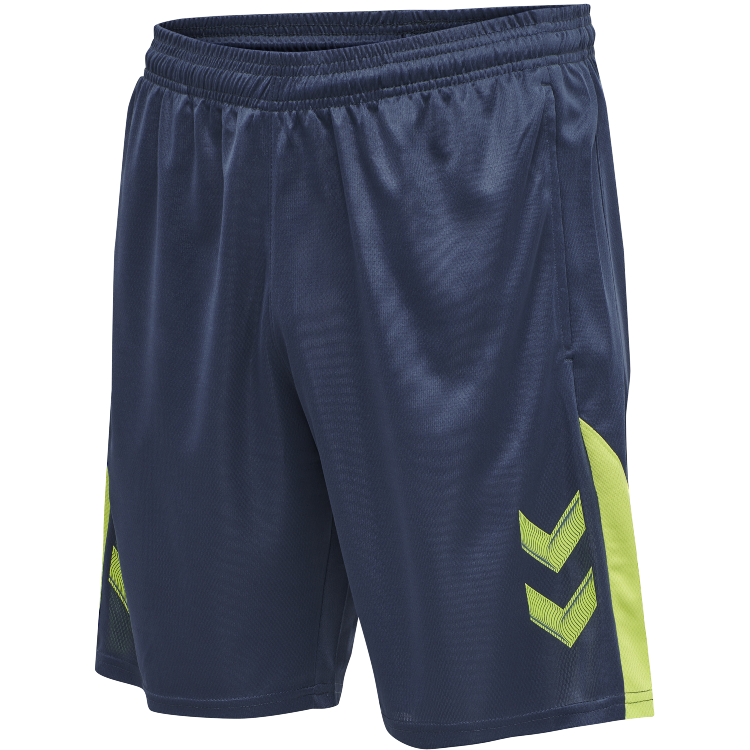 hmlLEAD TRAINER SHORTS, DARK DENIM, packshot