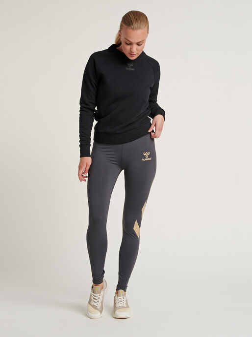 hmlNONI SWEATSHIRT, BLACK, model