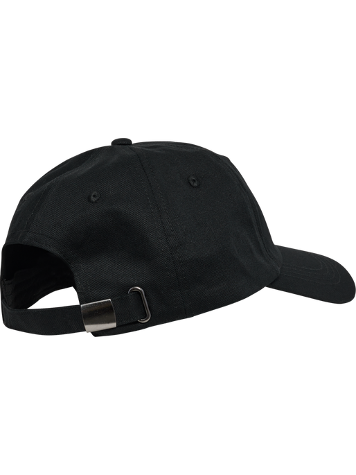 hmlROLIGAN COTTON CAP, BLACK, packshot
