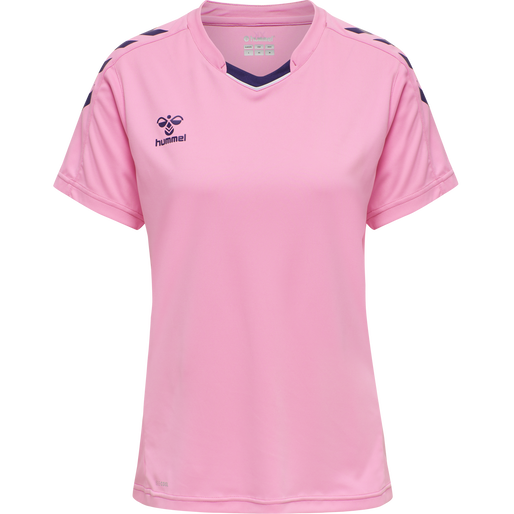hmlCORE XK POLY JERSEY S/S WOMAN, COTTON CANDY, packshot