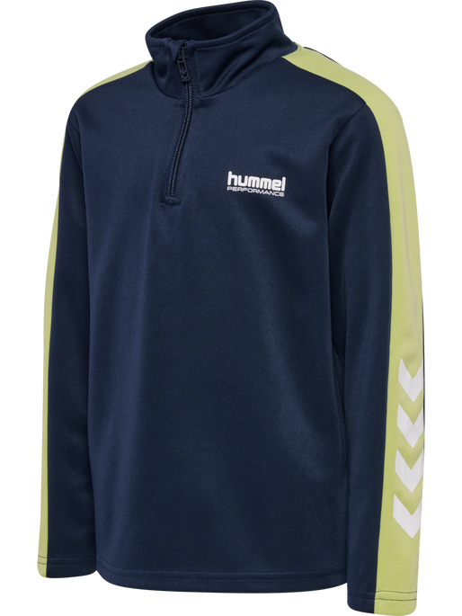 hmlJR GOAL HALFZIP, DRESS BLUES hmlJR GOAL HALFZIP, DRESS BLUES, packshot