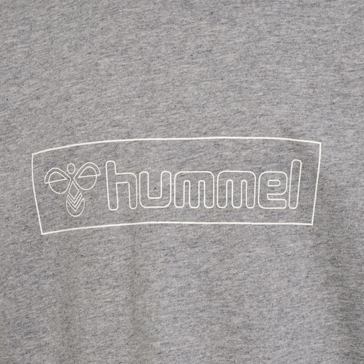 hmlBOXLINE T-SHIRT S/S 2 PK, GREY MELANGE, packshot