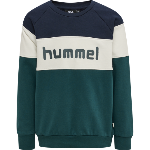 hmlCLAES SWEATSHIRT, DEEP TEAL, packshot