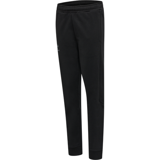 hmlOFFGRID COTTON PANTS KIDS, JET BLACK, packshot