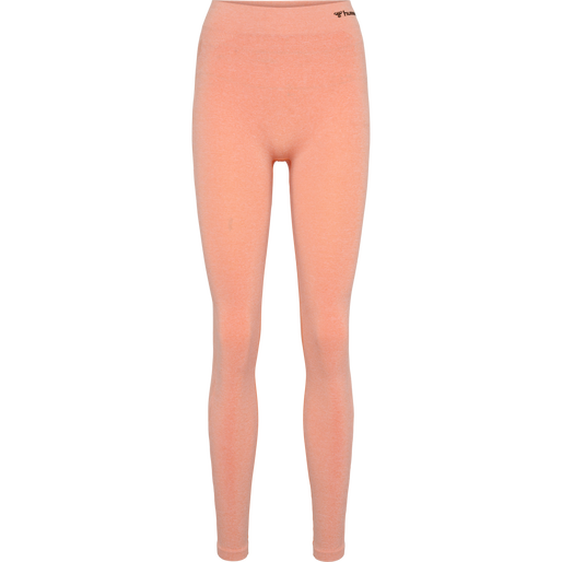 hmlCI SEAMLESS MID WAIST TIGHTS, CANYON SUNSET MELANGE, packshot