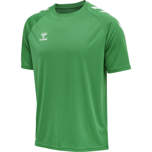 hmlCORE XK CORE POLY T-SHIRT S/S, JELLY BEAN, packshot