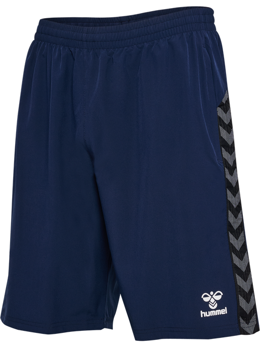 hmlAUTHENTIC WOVEN SHORTS, MARINE, packshot