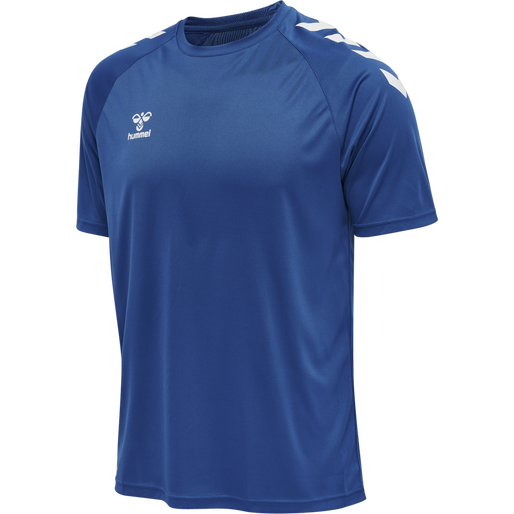 hmlCORE XK CORE POLY T-SHIRT S/S, TRUE BLUE, packshot