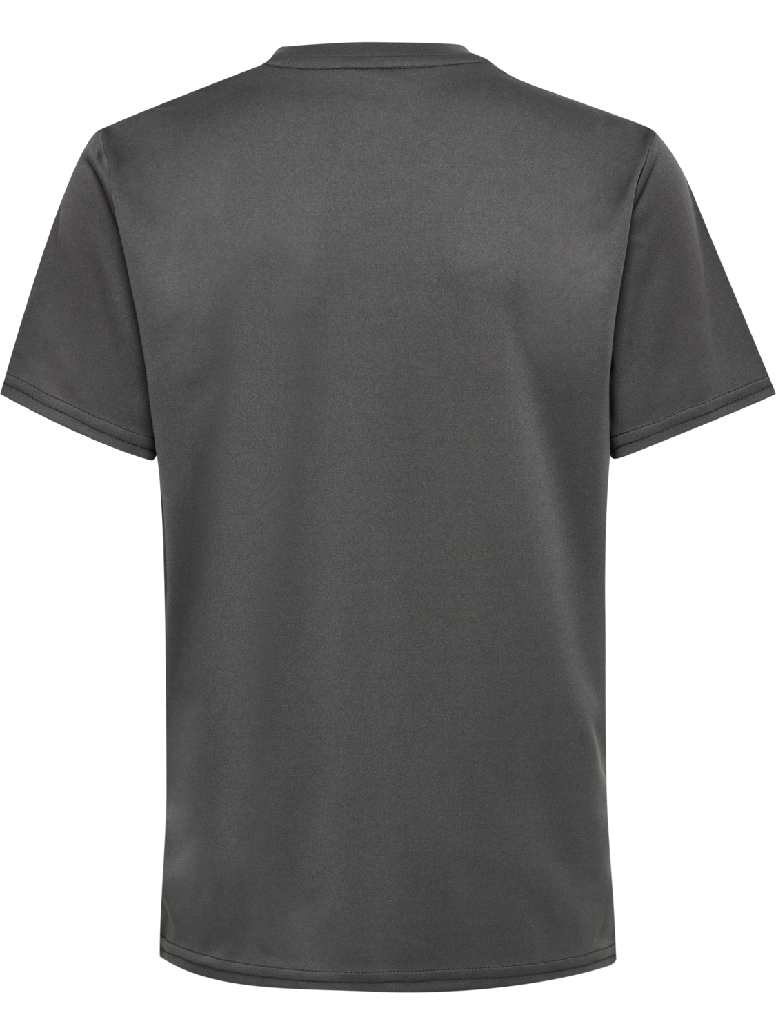 hmlESSENTIAL JERSEY S/S KIDS, STEEL GRAY, packshot