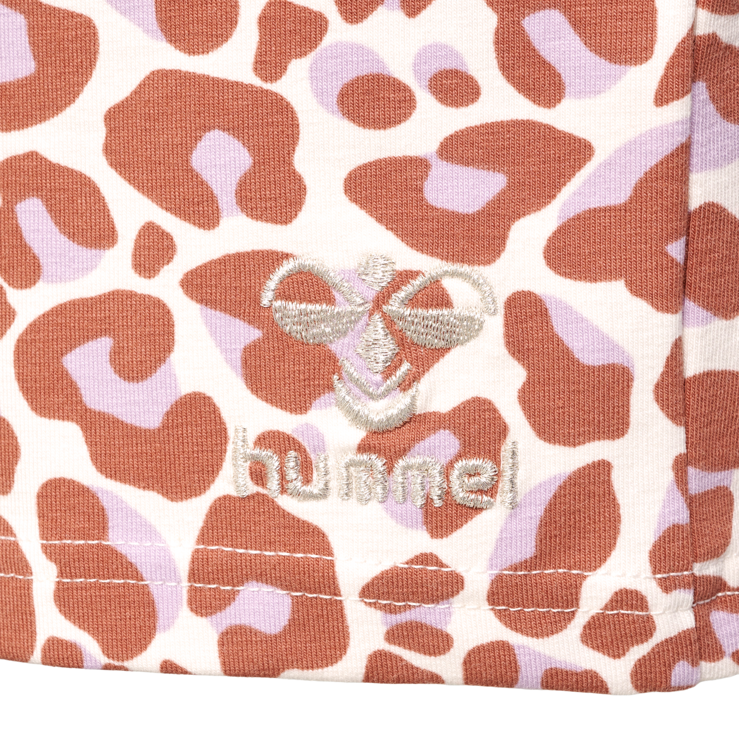 hmlJUMPY AOP SHORTS, COPPER BROWN, packshot