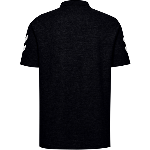 HMLGO COTTON POLO, BLACK HMLGO COTTON POLO, BLACK, packshot