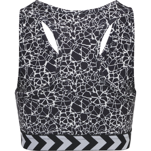 hmlMIMMI SPORTS TOP, BLACK/WHITE, packshot