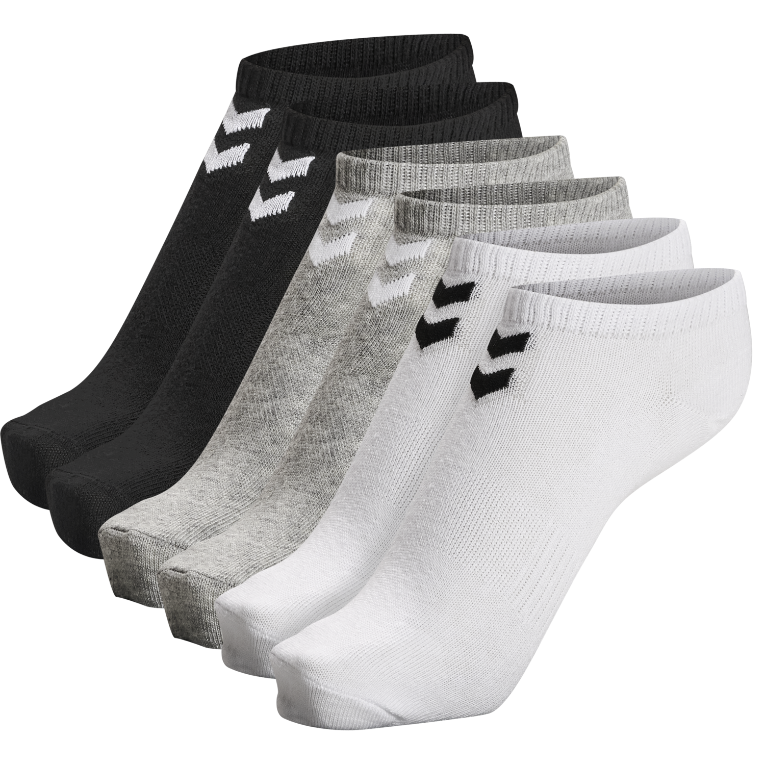 Hummel Sneaker Socken 6er Pack Ankle Socks Freizeit viele Farben Größe 36-48 TOP 