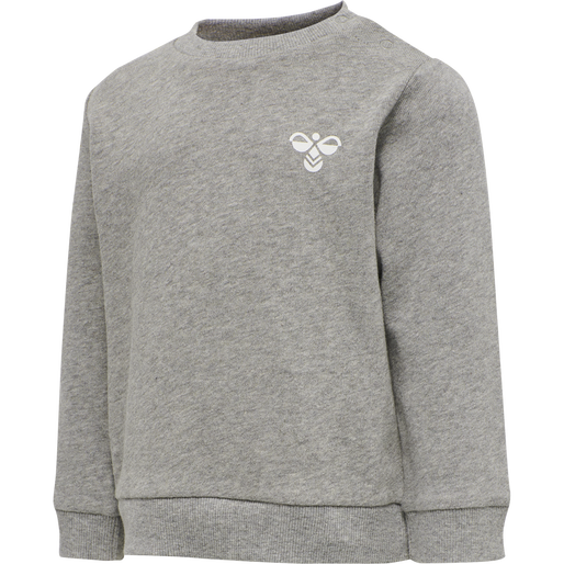 hmlSANTO CREWSUIT, GREY MELANGE, packshot