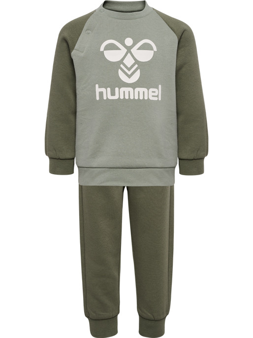 hmlHUMMING CREWSUIT, DUSTY OLIVE hmlHUMMING CREWSUIT, DUSTY OLIVE, packshot