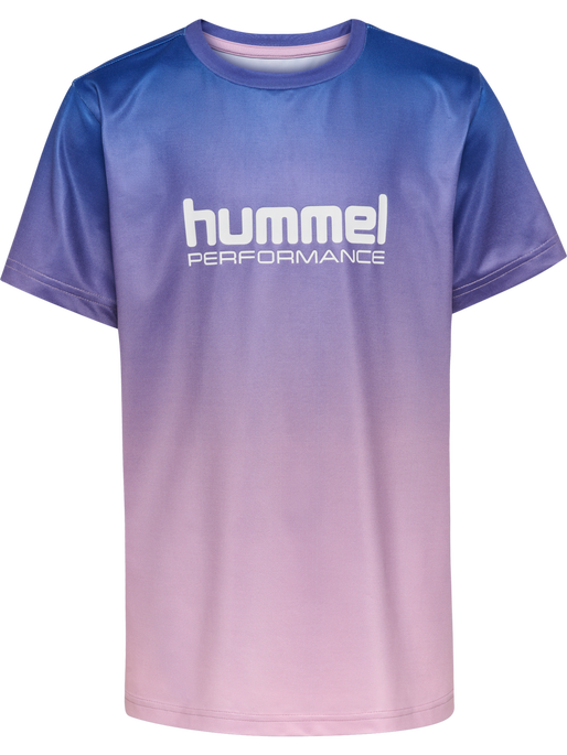 hmlJR GYM T-SHIRT S/S, LAVENDER MIST hmlJR GYM T-SHIRT S/S, LAVENDER MIST, packshot