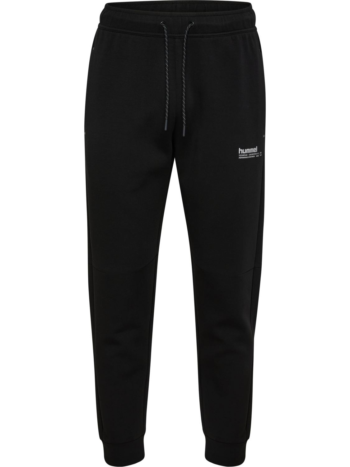 hmlTECH FLEECE REGULAR PANTS, BLACK, packshot