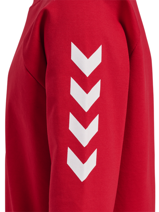 HMLGO KIDS COTTON SWEATSHIRT, TRUE RED, packshot