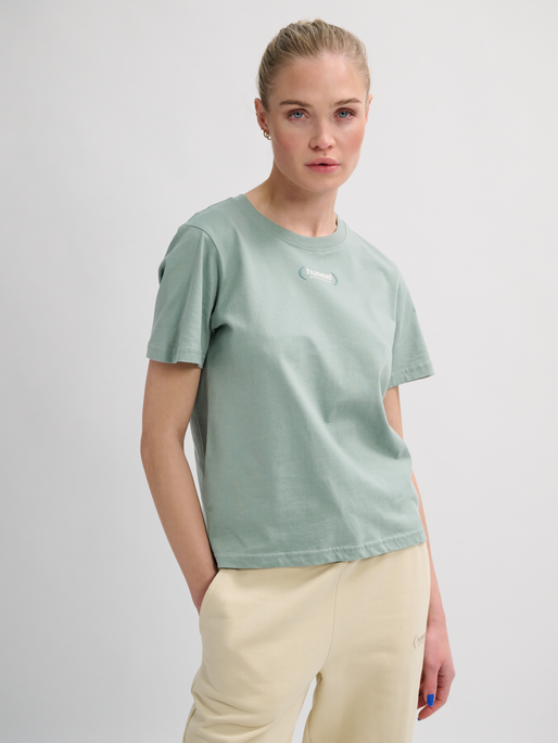 hummel PAOLA REGULAR T-SHIRT - CHINOIS GREEN | hummelsport.de 