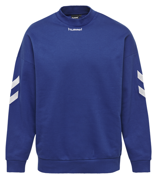 hmlCHRIS LOOSE SWEATSHIRT, MAZARINE BLUE, packshot