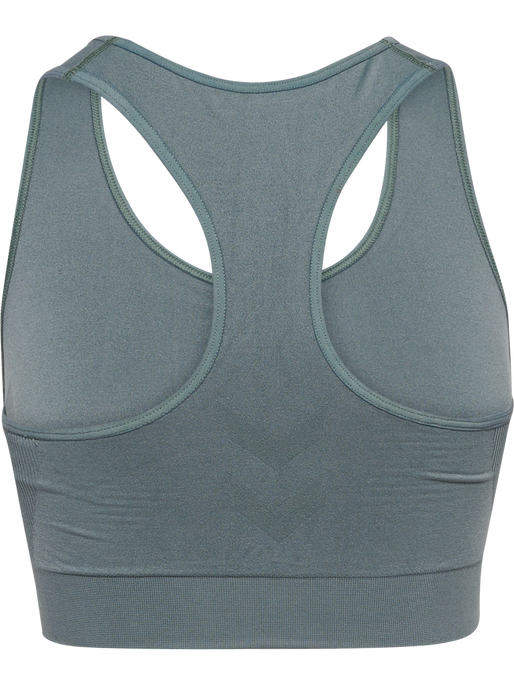 hmlTIF SEAMLESS SPORTS TOP, BALSAM GREEN, packshot