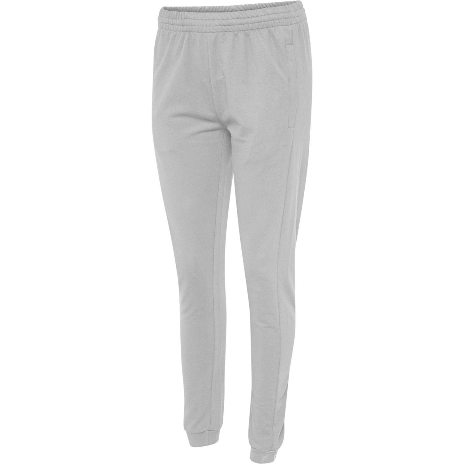 hmlGO COTTON PANT WOMAN, GREY MELANGE, packshot