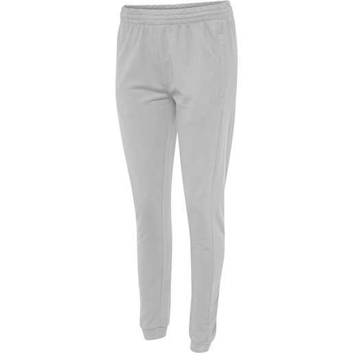 hmlGO COTTON PANT WOMAN, GREY MELANGE, packshot