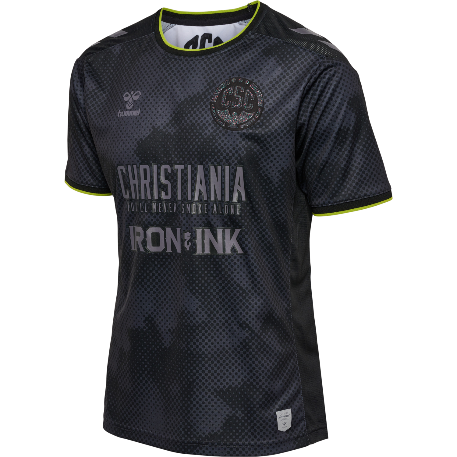 CSC 22/23 AWAY JERSEY S/S, JET BLACK/FORGED IRON, packshot