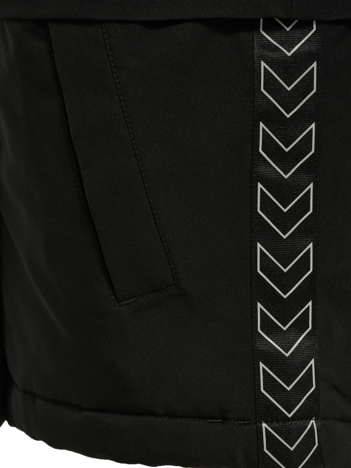 hmlURBAN TEX JACKET, BLACK, packshot