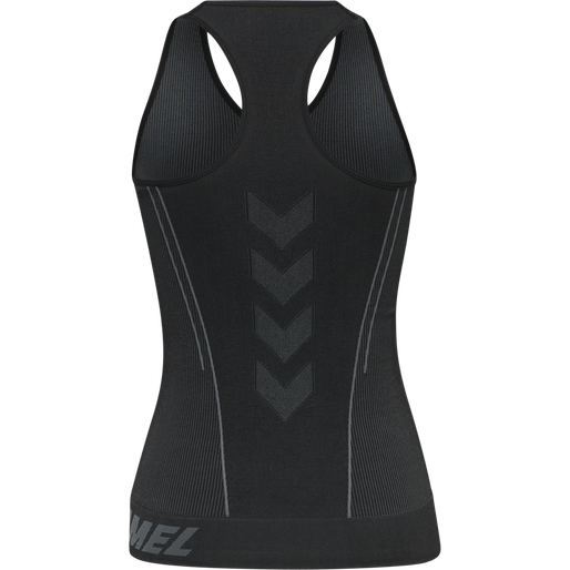 hmlTE CHRISTEL SEAMLESS TOP, BLACK, packshot