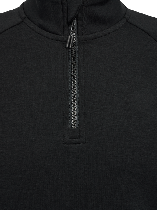 hmlTECH FLEECE HALFZIP, BLACK hmlTECH FLEECE HALFZIP, BLACK, packshot