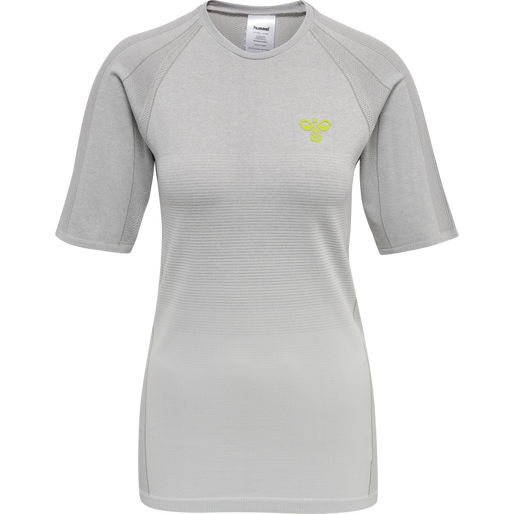 hmlGG12 TRAINING SEAMLESS S/S WOMAN, ALLOY MELANGE, packshot