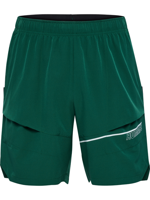 hmlCOURT POCKET SHORTS, RAIN FOREST, packshot