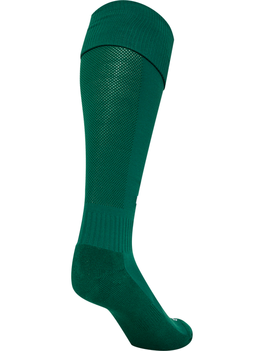 hmlESSENTIAL FOOTBALL SOCKS, EVERGREEN/WHITE, packshot