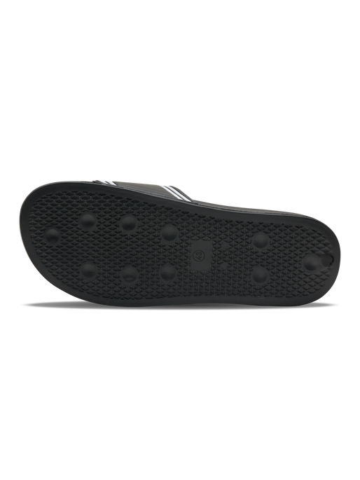 POOL SLIDE RETRO, BLACK/WHITE POOL SLIDE RETRO, BLACK/WHITE, packshot