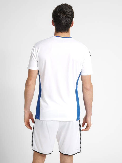 hmlAUTHENTIC POLY JERSEY S/S, WHITE, model