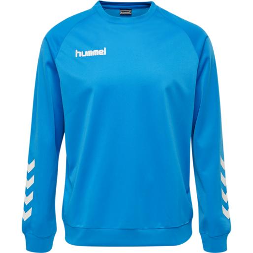 hmlPROMO KIDS POLY SWEATSHIRT, DIVA BLUE, packshot