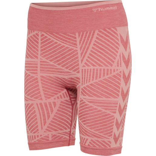 hmlMT ENERGY SEAMLESS MW SHORTS, WITHERED ROSE/ROSE TAN MELANGE, packshot