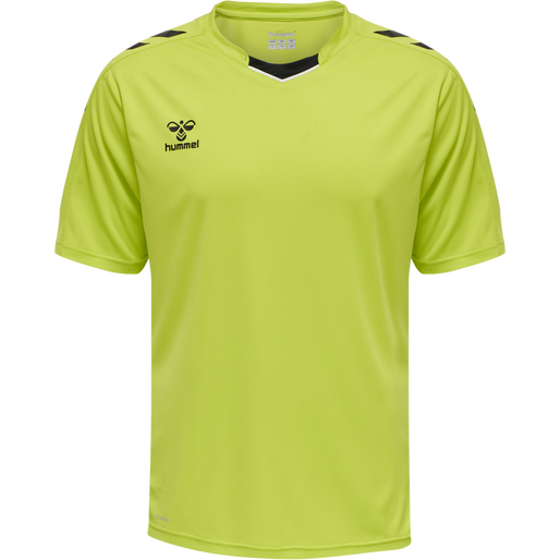 hmlCORE XK POLY JERSEY S/S, LIME POPSICLE, packshot