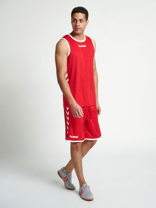 CORE BASKET JERSEY, TRUE RED, model