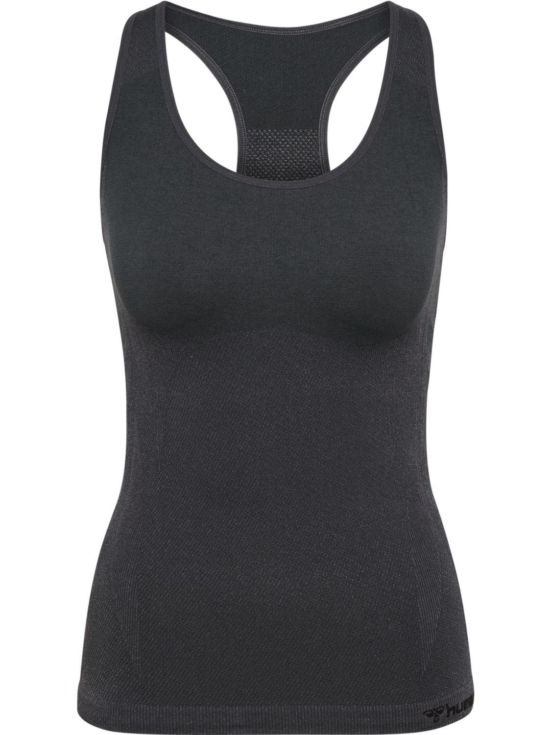 hmlCLEA SEAMLESS TOP, EBONY, packshot