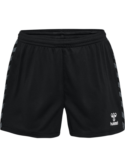 hmlAUTHENTIC PL SHORTS WOMAN, BLACK hmlAUTHENTIC PL SHORTS WOMAN, BLACK, packshot