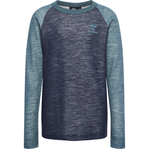 hmlWINGO T-SHIRT L/S, BLACK IRIS hmlWINGO T-SHIRT L/S, BLACK IRIS, packshot